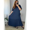 Šaty letní carmen dámské nadrozměr (54/56/58 ONE SIZE) ITALSKÁ MÓDA IMWEC24CARMEN/DR (Velikost 56/58, Barva Černá)