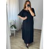 Šaty letní carmen dámské nadrozměr (54/56/58 ONE SIZE) ITALSKÁ MÓDA IMWEC24CARMEN/DR (Velikost 56/58, Barva Černá)