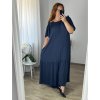 Šaty letní carmen dámské nadrozměr (54/56/58 ONE SIZE) ITALSKÁ MÓDA IMWEC24CARMEN/DR (Velikost 56/58, Barva Černá)