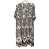 Šaty košilové oversize 3/4 rukáv dámské nadrozměr (L/XL/2XL ONE SIZE) ITALSKÁ MÓDA IM423MOZAIKA/DUR (Velikost XL/2XL, Barva bílá)