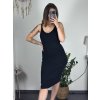 Šaty se svetrem úpletové elegantní na ramínka dámské (S/M ONE SIZE) MB2123CV2625/DUR (Velikost S/M/L, Barva béžová)