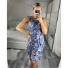 Šaty letní krátké bez rukávu dámské (M/L, XL/2XL)  IMB24D2202/DUR (Velikost M/L, Barva Černá)