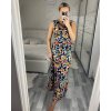 Šaty letní dlouhé bez rukávu dámské (M/L, XL/2XL)  IMB24D2212/DUR (Velikost M/L, Barva bílá)