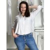 Tunika prodloužená košilová 3/4 dlouhý rukáv dámská nadrozměr (46/48/50 ONE SIZE) ITALSKá MODA IM7246236/DUR