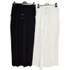 Kalhoty viskoza  dlouhé letní dámské (S/M/L ONE SIZE) ITALSKá MODA IM724GOJA/DUR (Velikost M/L, Barva bílá)