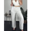 Kalhoty viskoza  dlouhé letní dámské (S/M/L ONE SIZE) ITALSKá MODA IM724GOJA/DUR