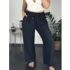 Kalhoty viskoza  dlouhé letní dámské (S/M/L ONE SIZE) ITALSKá MODA IM724GOJA/DUR (Velikost M/L, Barva bílá)