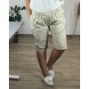 Kraťasy šortky strečové dámské nadrozměr (54/56 ONE SIZE) ITALSKÁ MÓDA IM424BORA/DUR