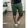 Kraťasy šortky strečové dámské nadrozměr (54/56 ONE SIZE) ITALSKÁ MÓDA IM424BORA/DUR (Velikost 54/56, Barva Černá)