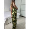 Šaty dlouhé bez rukávu letní icecool dámské (S/M/L ONE SIZE) ITALSKÁ MÓDA IMM22M2942-19/DUR (Velikost M/L, Barva Černá)