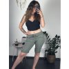 Kraťasy strečové dámské (S/M/L ONE SIZE) ITALSKÁ MÓDA IMWA24412/DU (Velikost M/L, Barva šedá světlá)