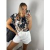 Tunika icecool krátký rukávu dámská (S/M ONE SIZE) ITALSKÁ MÓDA IMM24M5528A/DUR (Velikost S/M/L, Barva červená)