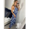 Šaty dlouhé letní na ramínka dámské (S/M ONE SIZE) ITALSKÁ MÓDA IMPSH244664A/DUR