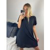 Šaty oversize letní krátký rukáv icecool dámské (S/M/L ONE SIZE) ITALSKÁ MÓDA IMM24M6742D/DUR