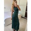 Šaty dlouhé letní elegantní na ramínka dámské (S/M ONE SIZE) ITALSKÁ MÓDA IMPBB24H6536/DU (Velikost S/M/L, Barva béžová)