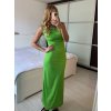 Šaty dlouhé letní elegantní na ramínka dámské (S/M ONE SIZE) ITALSKÁ MÓDA IMPBB24H6536/DU (Velikost S/M/L, Barva béžová)