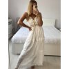Šaty dlouhé letní boho krajkové na ramínka dámské (S/M ONE SIZE) ITALSKÁ MÓDA IMPEM2325889/DU