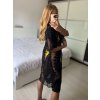 Župan přehoz krajkový letní přes plavky dámský (S/M/L ONE SIZE) ITALSKÁ MÓDA ORC24KS36/DU (Velikost M/L, Barva bílá)