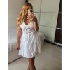 Šaty krátké háčkované letní na ramínka dámské (S/M ONE SIZE) ITALSKÁ MÓDA IMPSH2488382/DU