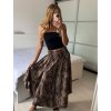 Kalhoty letní sukňové dlouhé dámské (S/M/L ONE SIZE) ITALSKÁ MÓDA IMD247023-2/DUR