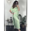 Souprava letní krátký rukáv šaty a kalhoty dámské (S/M ONE SIZE) ITALSKÁ MÓDA IMPSH2424585