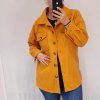 Kabát flaušový dámský (L/XL ONE SIZE) ITALSKÁ MÓDA IMP21157/DR