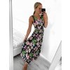 Šaty letní dlouhé na ramínka icecool dámské (S/M ONE SIZE) ITALSKÁ MÓDA IMM23M5602-1/DR