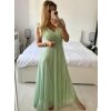 Šaty dlouhé společenské krátký rukáv dámské (S/M ONE SIZE) ITALSKÁ MÓDA IMPSH2420022/DUR (Velikost S/M/L, Barva fialová)