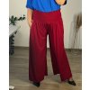 Kalhoty dlouhé dámské nadrozměr (54/56/58 ONE SIZE) ITALSKÁ MÓDA IMWQ24300/DU (Velikost 54/56, Barva Černá)