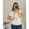 Tričko krátký rukáv dámská (48/50 ONE SIZE) ITALSKá MODA IM724016/DU