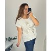 Tričko krátký rukáv dámská (48/50 ONE SIZE) ITALSKá MODA IM724016/DU