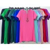 Šaty s přívěskem krátký rukáv dámské nadrozměr (50/52 ONE SIZE) ITALSKÁ MÓDA IM424081/DU (Velikost 50/52, Barva růžová starorůžová)