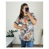 Tunika krátký rukáv dámská nadrozměr (54/56 ONE SIZE) TURECKÁ MODA TME249100-3/DU