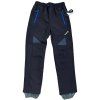 Chlapecké softshellové kalhoty, zateplené - Wolf B2496 černá/modré zipy