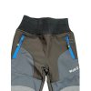 Chlapecké softshellové kalhoty, zateplené - Wolf B2499A černá/modré zipy