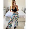 Kalhoty dlouhé letní icecool dámské (S/M ONE SIZE) ITALSKÁ MÓDA IMM24M9078-3/DU