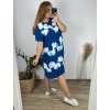 Šaty volnočasové krátký rukáv dámské nadrozměr ( L-2XL) ITALSKÁ MÓDA HAG24Y76/DUR (Velikost L, Barva _Mix barev)