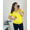 Tričko krátký rukáv dámské nadrozměr (50/52 ONE SIZE) ITALSKÁ MÓDA IMSM24SUMMER-3/DU