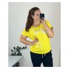 Tričko krátký rukáv dámské nadrozměr (50/52 ONE SIZE) ITALSKÁ MÓDA IMSM24SUMMER-3/DU