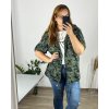 Cardigan dlouhý rukáv dámský nadrozměr (52/54 ONE SIZE) ITALSKÁ MÓDA IMWQ24MASKA/DU (Velikost 52/54, Barva šedá)