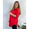 Tunika dlouhý rukáv dámské nadrozměr (54/56/58 ONE SIZE) ITALSKÁ MÓDA IM424537/DU (Velikost 56/58, Barva Černá)