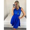 Šaty elegantní krátké bez rukávu  dámské (S/M ONE SIZE) ITALSKÁ MÓDA IM3221124/DU (Velikost S/M, Barva Černá)