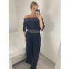 souprava letní tunika kalhoty dámská (S/M ONE SIZE) ITALSKÁ MÓDA IMM24M35293m15065/DUR (Velikost S/M, Barva Černá)