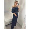 souprava letní tunika kalhoty dámská (S/M ONE SIZE) ITALSKÁ MÓDA IMM24M35293m15065/DUR (Velikost S/M, Barva Černá)