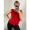 Tílko letní viskoza dámské (S/M/L ONE SIZE) ITALSKÁ MÓDA IMD22468/DU (Velikost M/L, Barva Černá)