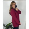 Cardigan slabý dlouhý rukáv dámský nadrozměr (50/52 ONE SIZE) ITALSKÁ MÓDA IMD24VENTURA/DU (Velikost 50/52, Barva Černá)