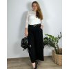 Kalhoty elegantní dlouhé dámské nadrozměr (44/46 ONE SIZE) ITALSKÁ MÓDA IMWEC249575/DUR (Velikost 44/46, Barva zelená smaragdová)