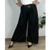 Kalhoty elegantní dlouhé dámské nadrozměr (44/46 ONE SIZE) ITALSKÁ MÓDA IMWEC249575/DUR (Velikost 44/46, Barva zelená smaragdová)
