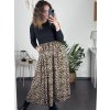 Šaty dlouhé elegantní dlouhý rukáv dámské (S/M/L ONE SIZE) ITALSKÁ MÓDA IMM24M55931-1/DUR