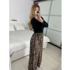 Šaty dlouhé elegantní dlouhý rukáv dámské (S/M/L ONE SIZE) ITALSKÁ MÓDA IMM24M55931-1/DUR